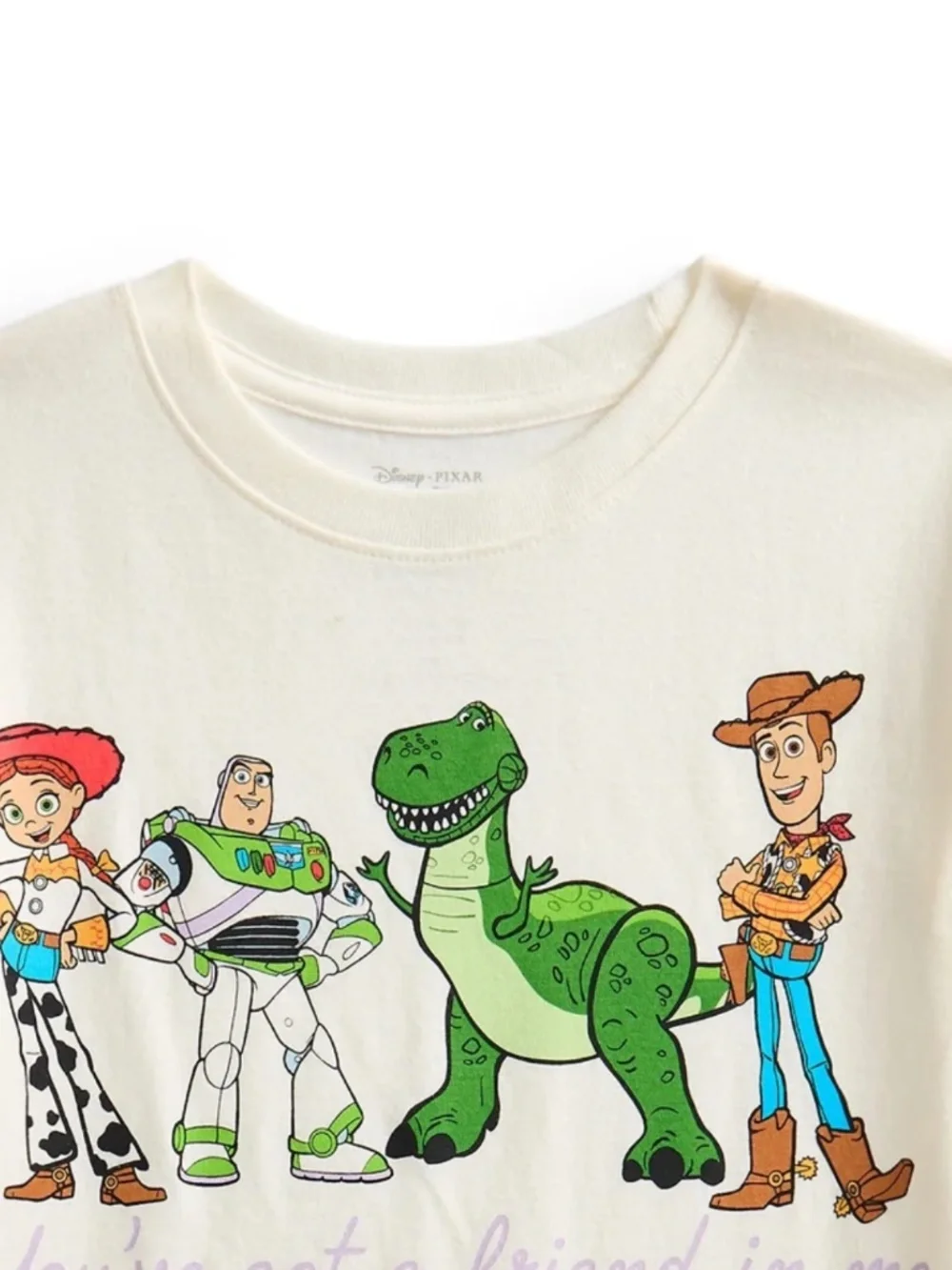 Toy Story Unisex Ivory Tee Shirt Size 5T NWT